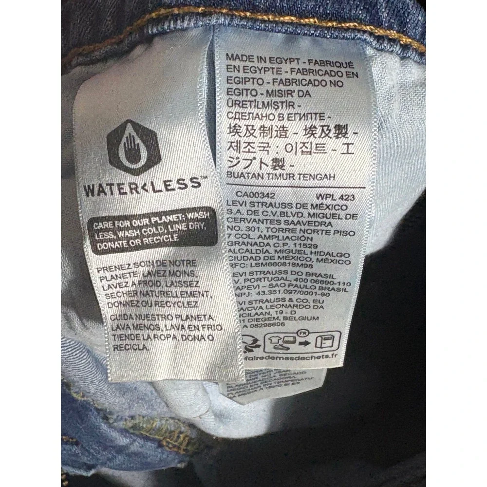 Levis 559 Relaxed Straight Jeans Mens 34x34 Blue Stretch Denim 00559-0573